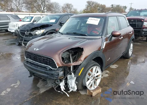 2013 Mini Countryman Cooper S z USA, uszkodzony, nr VIN WMWZC5C51DWP33919